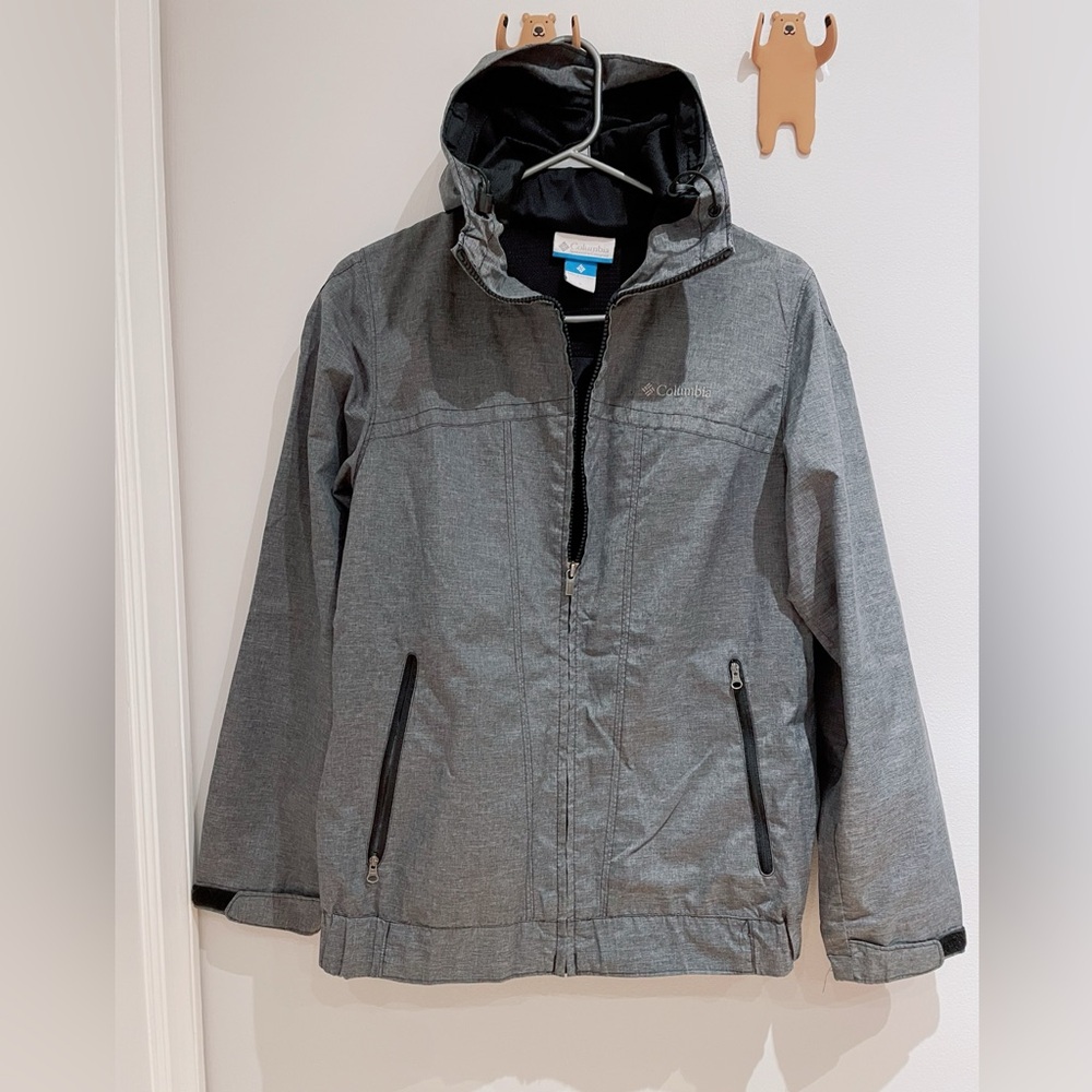 Columbia Gray Hooded Jacket